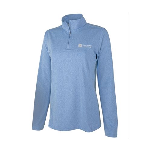 Women's Heathered Eco-Logic Stretch Quarter Zip image thumbnail