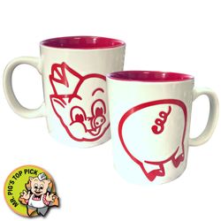 Image of Head/Tails Mr. Pig 15oz Ceramic Mug