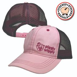 Image of Pink/Black Mesh Cap