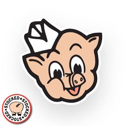 Image of Pig Face Decal
