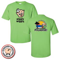 Image of Just Another Day in PIGADISE T-Shirt in LIME