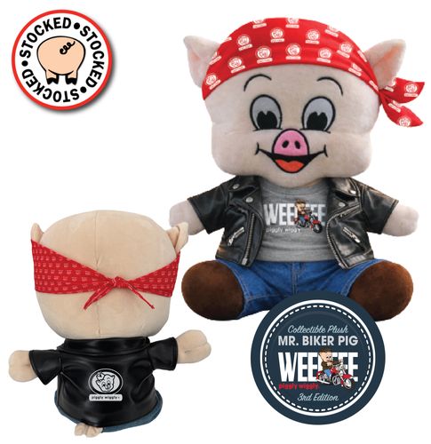 Mr. Biker Pig Plush image thumbnail