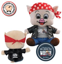 Image of Mr. Biker Pig Plush