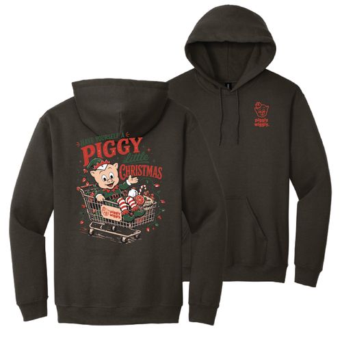 Have Yourself a Piggy Little Christmas Hooded Sweatshirt image thumbnail