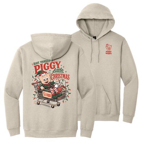 Have Yourself a Piggy Little Christmas Hooded Sweatshirt image thumbnail