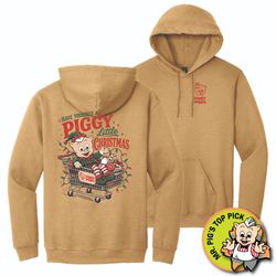 Image of Have Yourself a Piggy Little Christmas Hooded Sweatshirt
