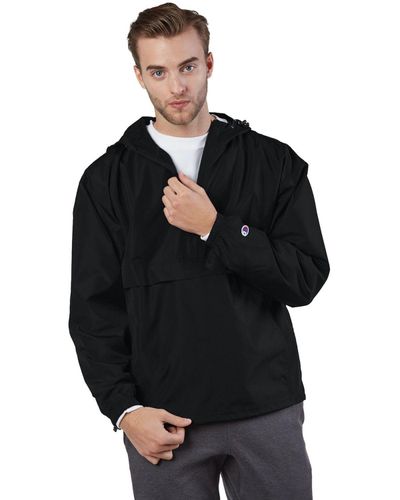 Adult Packable Anorak 1/4 Zip Jacket image thumbnail