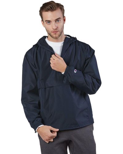 Adult Packable Anorak 1/4 Zip Jacket image thumbnail
