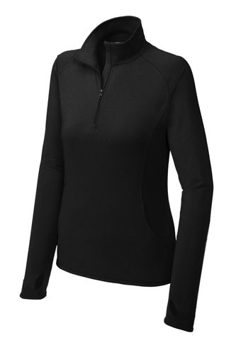 Sport-Tek Ladies Sport-Wick Stretch 1/4-Zip Pullover. LST850 image thumbnail