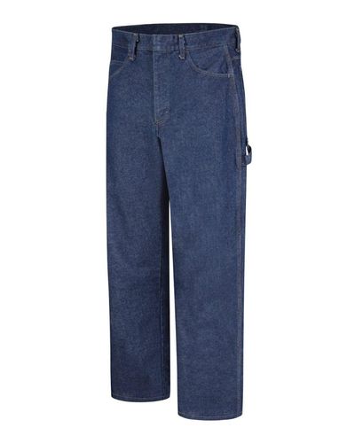 Flame Resistant Pre-Washed Denim Dungaree - Extended Sizes - PEJ8EXT image thumbnail
