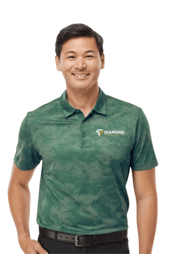 Men's All Over Camo Print Polo - A550 image thumbnail