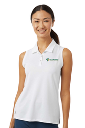 Image of Women's Ottoman Sleeveless Polo - A1005