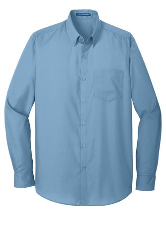 Port Authority Long Sleeve Carefree Poplin Shirt image thumbnail