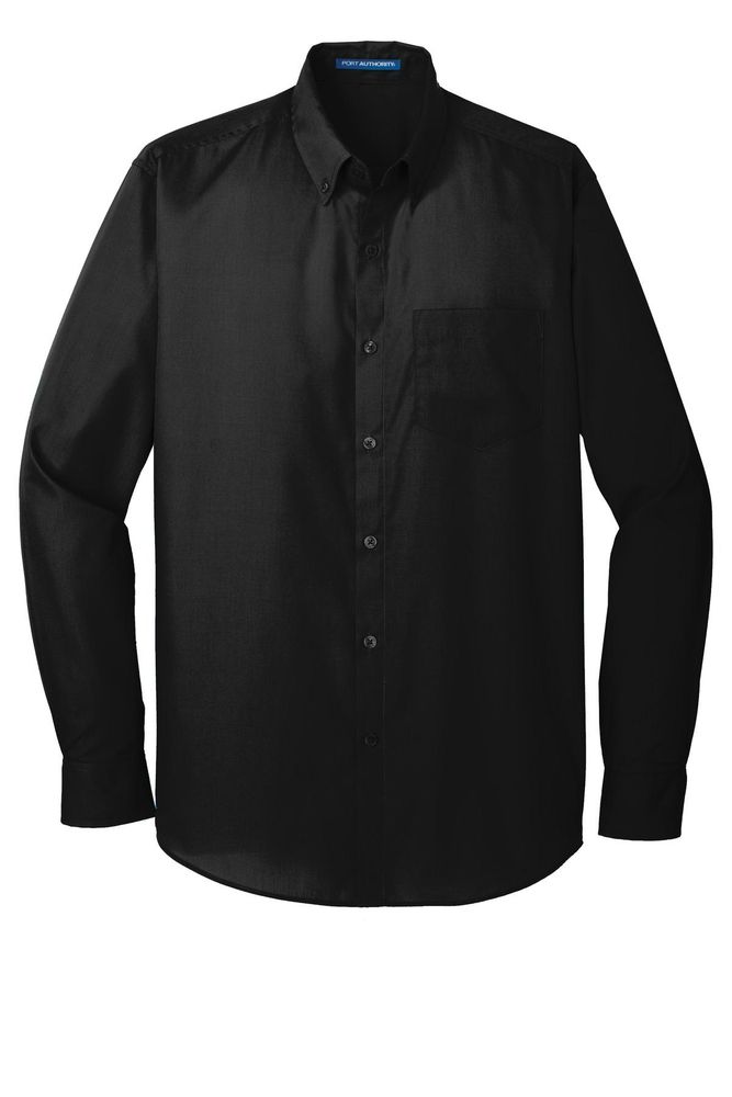 Port Authority Long Sleeve Carefree Poplin Shirt primary image