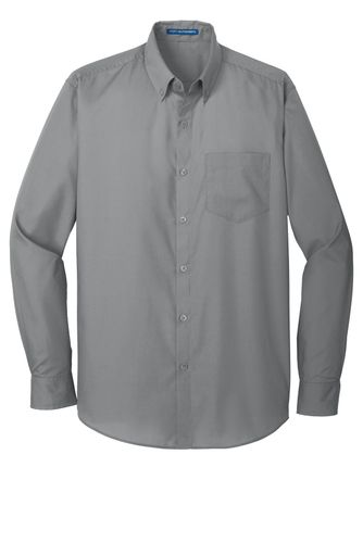 Port Authority Long Sleeve Carefree Poplin Shirt image thumbnail