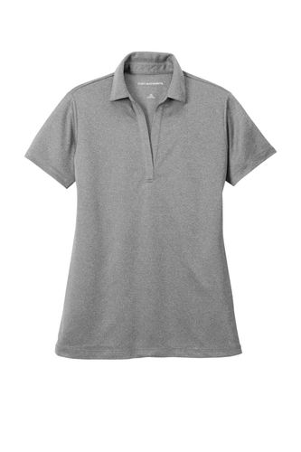 Port Authority Ladies Heathered Silk Touch Performance Polo image thumbnail