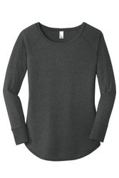 Image of District Women's Perfect Tri Long Sleeve Tunic Tee
