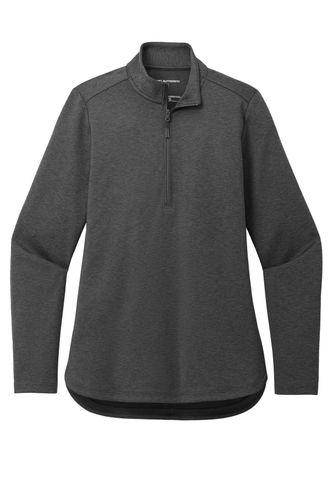 Ladies Double Knit 1/4-Zip image thumbnail