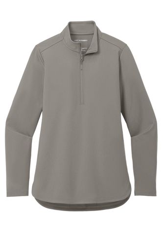 Ladies Double Knit 1/4-Zip image thumbnail