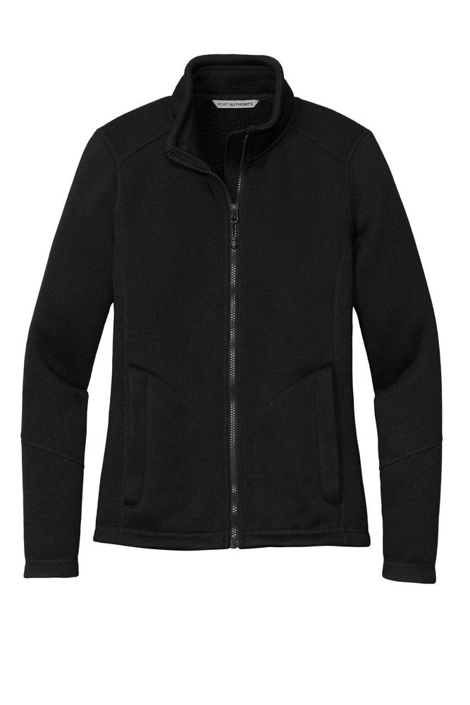 Port Authority Ladies Arc Sweater Fleece Jacket primary image