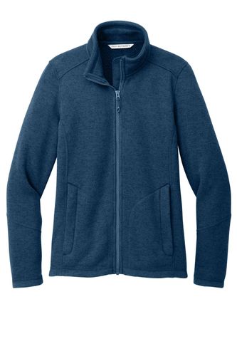 Port Authority Ladies Arc Sweater Fleece Jacket image thumbnail