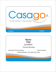 Image of Business Cards 3.5" x 2"- Box of 100 Cards