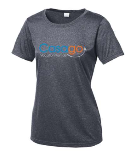 VR- 3 Color Dri-Fit Ladies Heather Tee image thumbnail