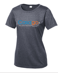 Image of VR- 3 Color Dri-Fit Ladies Heather Tee