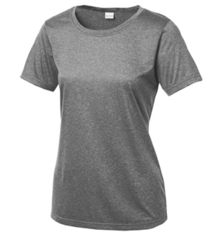 VR- 1 Color Dri-Fit Ladies Heather Tee image thumbnail