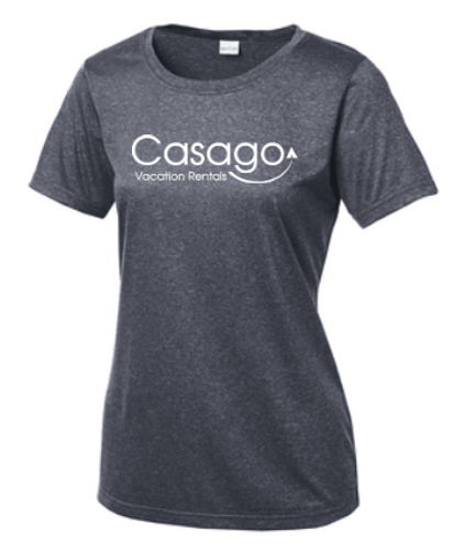 VR- 1 Color Dri-Fit Ladies Heather Tee image thumbnail