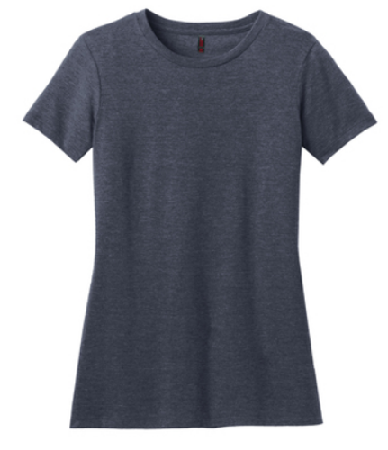 VR- 1 Color 60/40 Cotton Blend Ladies Tee image thumbnail