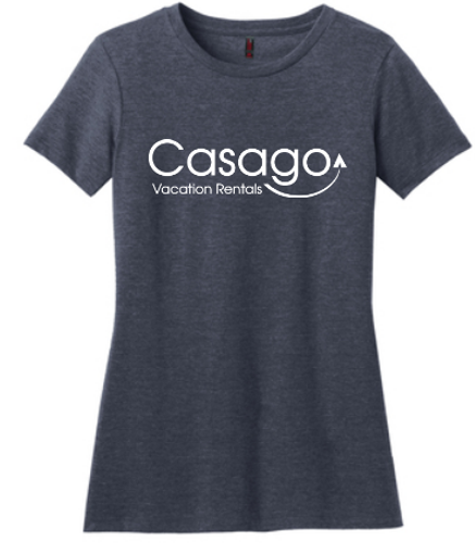 VR- 1 Color 60/40 Cotton Blend Ladies Tee image thumbnail