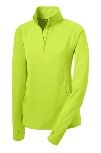 Sport-Tek Ladies Sport-Wick Stretch 1/4-Zip Pullover image thumbnail