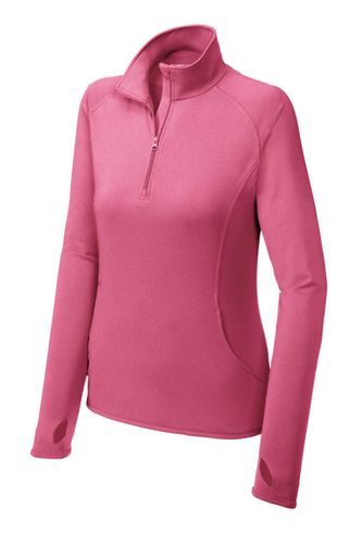 Sport-Tek Ladies Sport-Wick Stretch 1/4-Zip Pullover image thumbnail