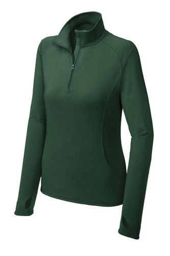Sport-Tek Ladies Sport-Wick Stretch 1/4-Zip Pullover image thumbnail