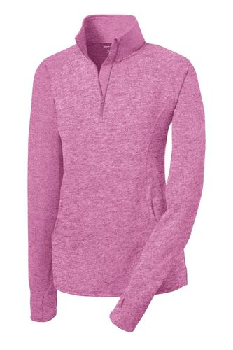 Sport-Tek Ladies Sport-Wick Stretch 1/4-Zip Pullover image thumbnail