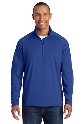 Sport-Tek Tall Sport-Wick Stretch 1/4-Zip Pullover image thumbnail