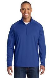 Image of Sport-Tek Tall Sport-Wick Stretch 1/4-Zip Pullover