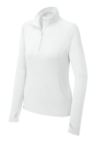 Sport-Tek Ladies Sport-Wick Stretch 1/4-Zip Pullover image thumbnail