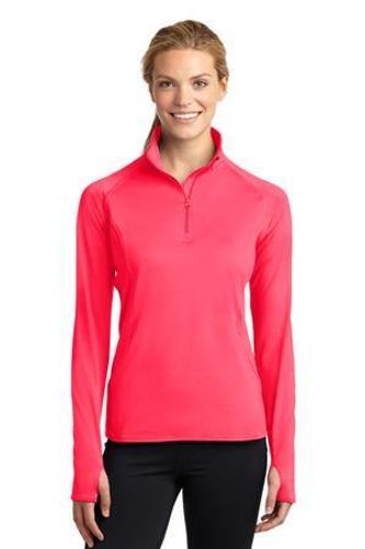 Sport-Tek Ladies Sport-Wick Stretch 1/4-Zip Pullover image thumbnail