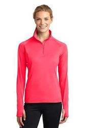 Image of Sport-Tek Ladies Sport-Wick Stretch 1/4-Zip Pullover