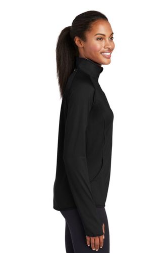 Sport-Tek Ladies Sport-Wick Stretch 1/4-Zip Pullover image thumbnail