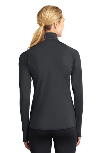 Sport-Tek Ladies Sport-Wick Stretch 1/4-Zip Pullover image thumbnail