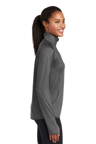 Sport-Tek Ladies Sport-Wick Stretch 1/4-Zip Pullover image thumbnail