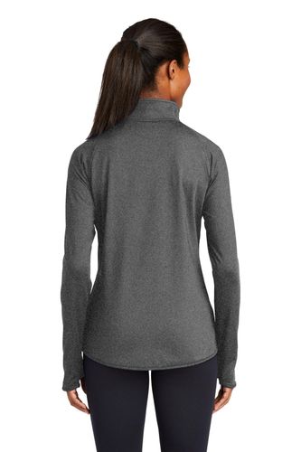 Sport-Tek Ladies Sport-Wick Stretch 1/4-Zip Pullover image thumbnail