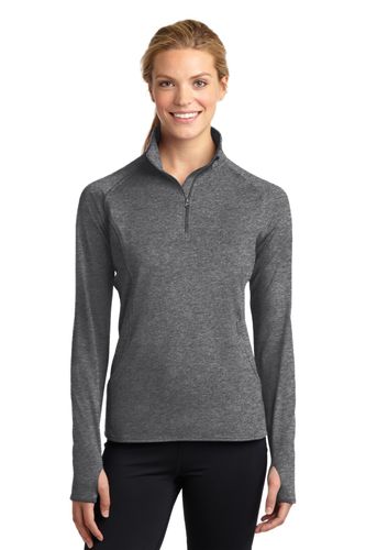 Sport-Tek Ladies Sport-Wick Stretch 1/4-Zip Pullover image thumbnail