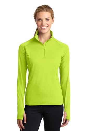 Sport-Tek Ladies Sport-Wick Stretch 1/4-Zip Pullover image thumbnail