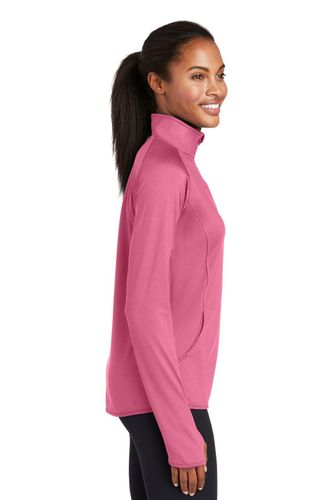 Sport-Tek Ladies Sport-Wick Stretch 1/4-Zip Pullover image thumbnail