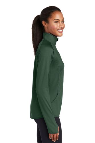 Sport-Tek Ladies Sport-Wick Stretch 1/4-Zip Pullover image thumbnail