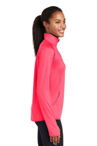 Sport-Tek Ladies Sport-Wick Stretch 1/4-Zip Pullover image thumbnail